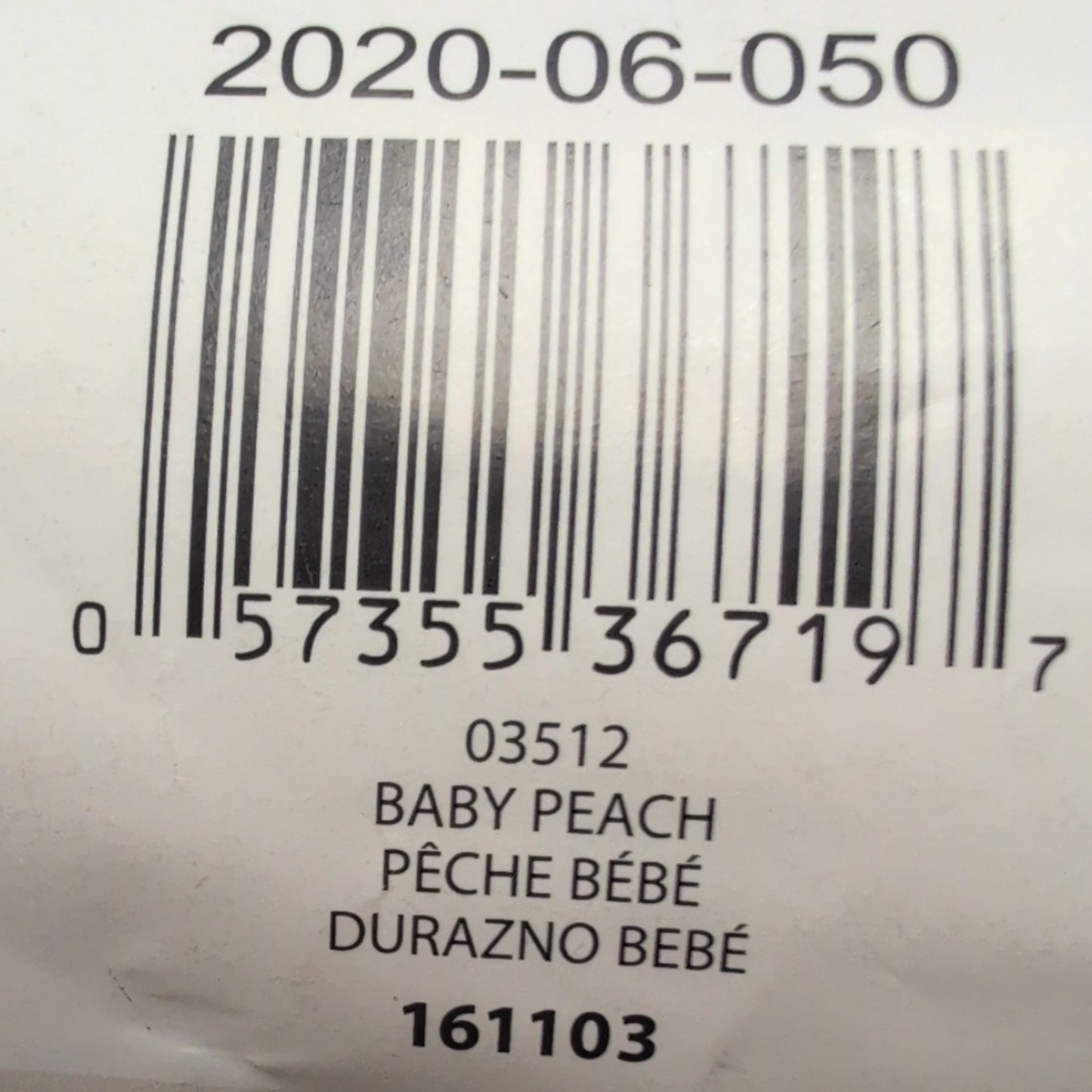 Bernat Baby Blanket Yarn - Baby Peach 72 yds