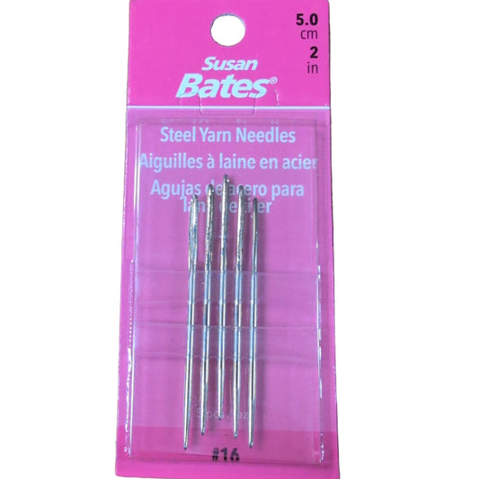 Susan Bates Steel Yarn Needles 2" / 5 cm