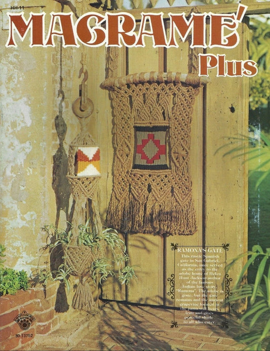 Macrame Plus Vintage Pattern Projects Instruction Book