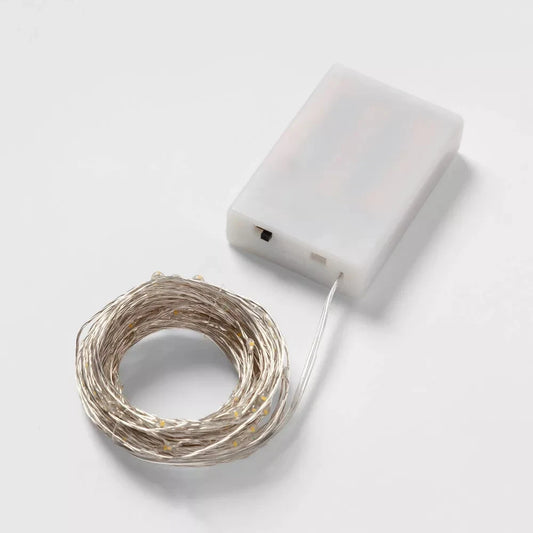 29' String Fairy Lights Soft White USB / Battery by Room Essentials