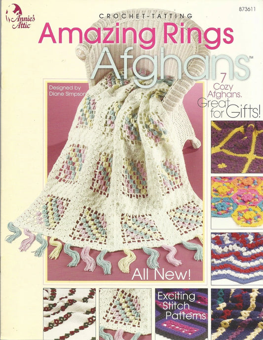 Amazing Rings Afghans Crochet Tatting Patterns Diane Simpson Annie's Attic