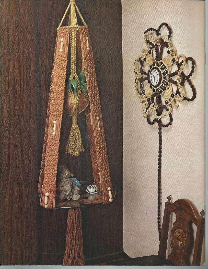 Macrame Horizons Vintage Pattern Instruction Book