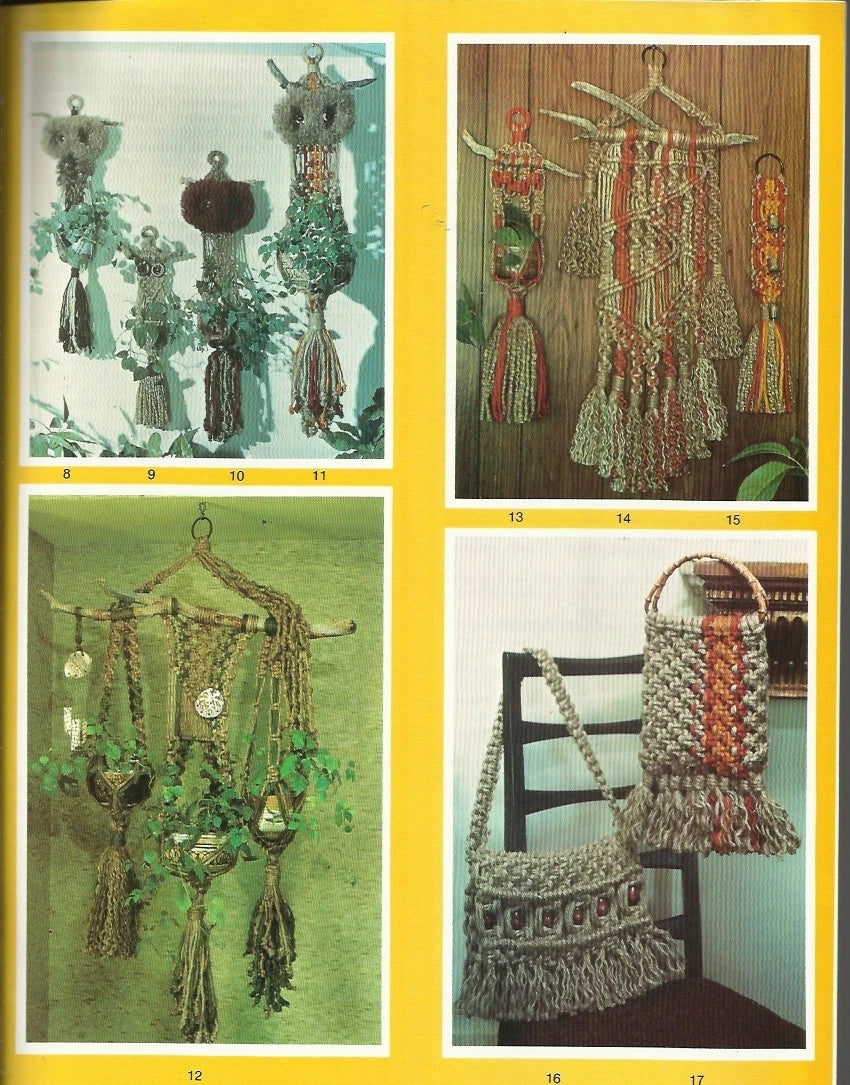 Macrame Tricks & Treats - Vintage Pattern Instruction Book
