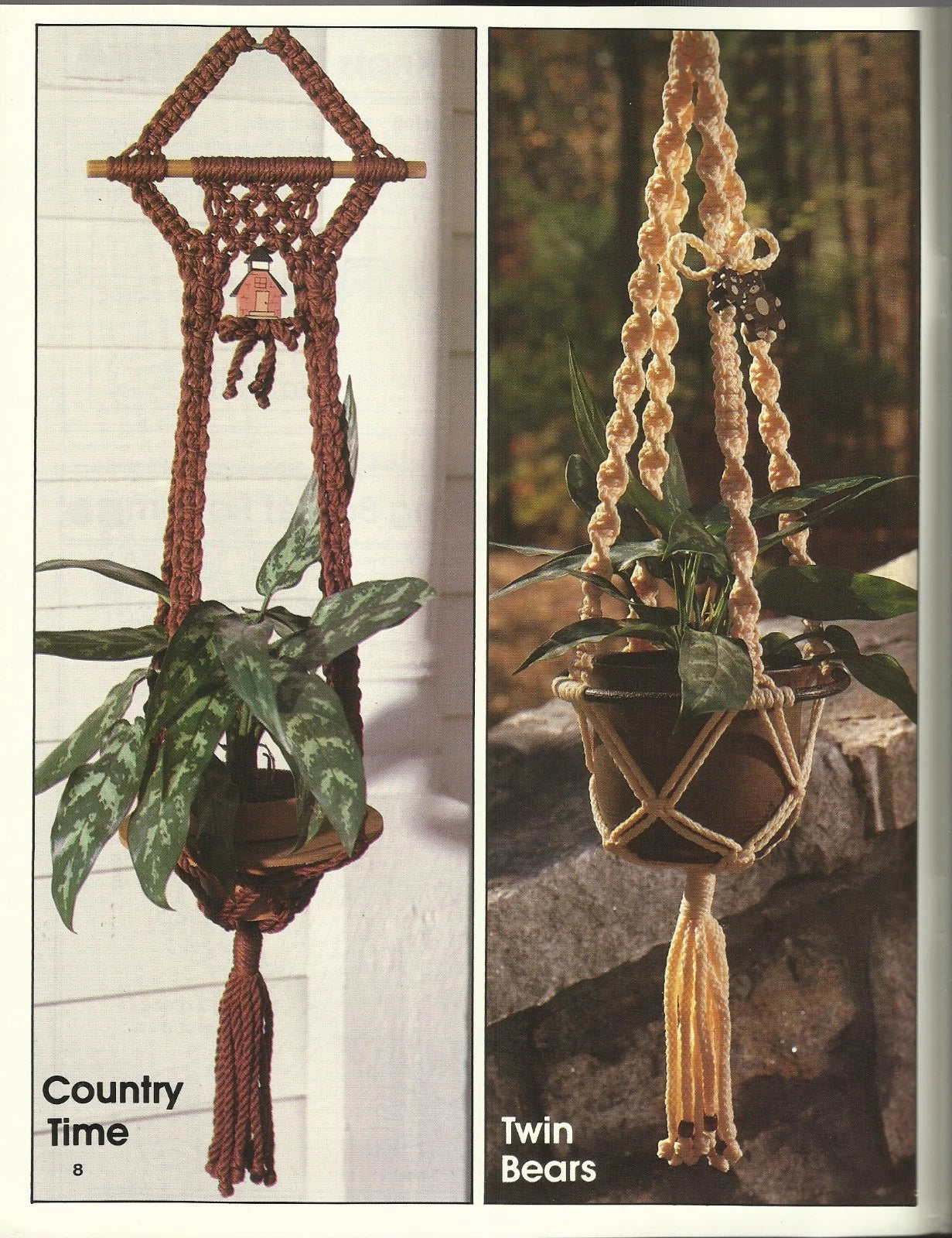A New Look For Plant Hangers - Claire Lavin Pattern Instruction #8303