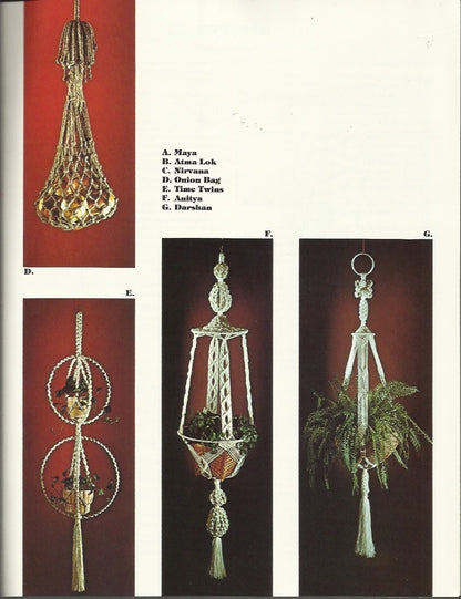 Magnificence in Macrame Turk's Head Series Vintage Pattern Instruction Book