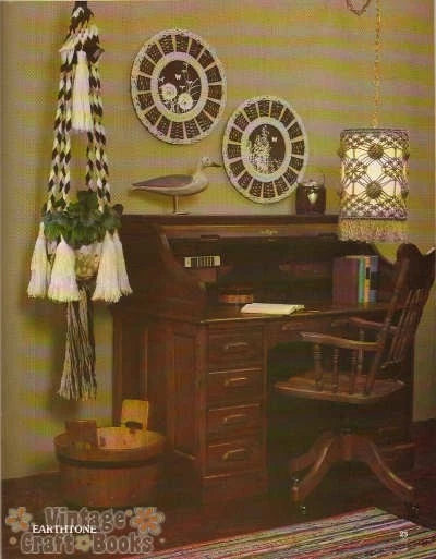 Accents Macrame Vintage Home Decor with Weaving Pattern Book