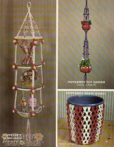 Accents Macrame Vintage Home Decor with Weaving Pattern Book