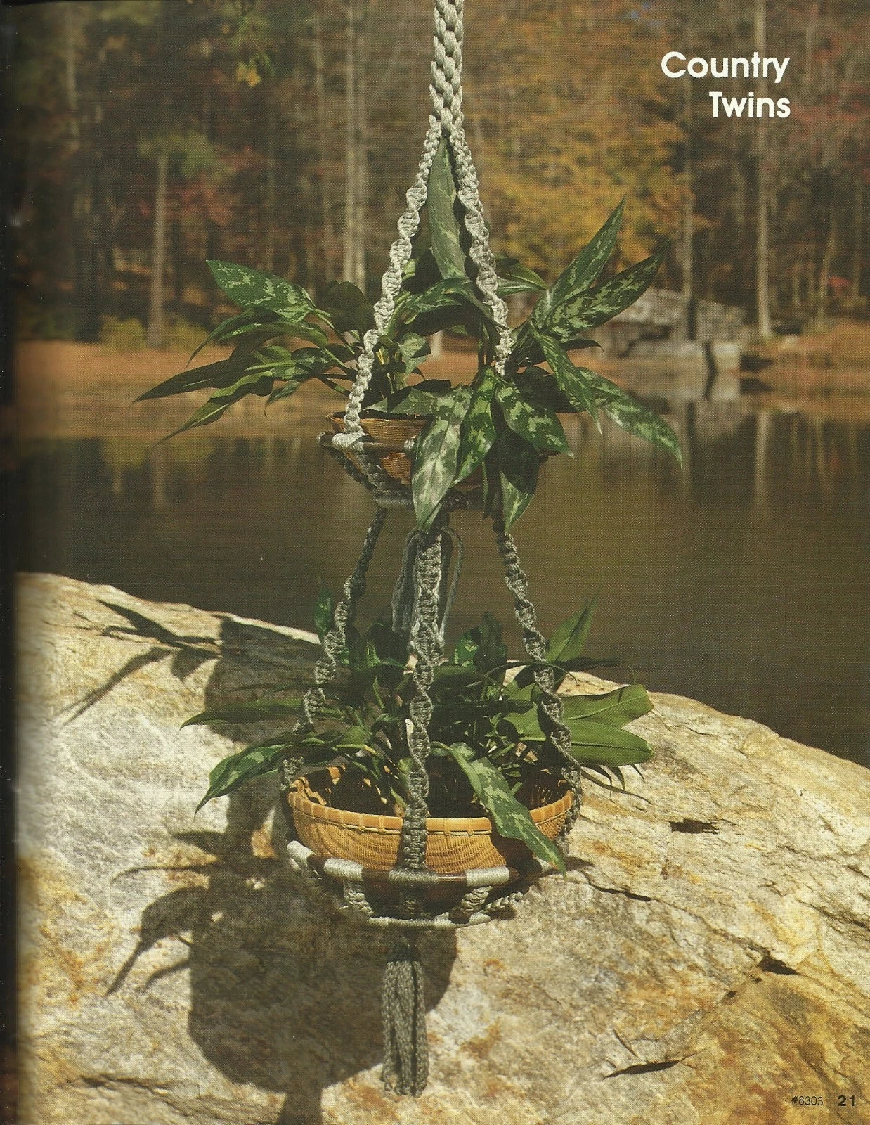 A New Look For Plant Hangers - Claire Lavin Pattern Instruction #8303