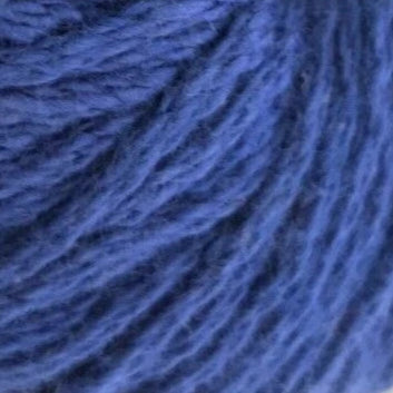 Close-up of a blue yarn ball