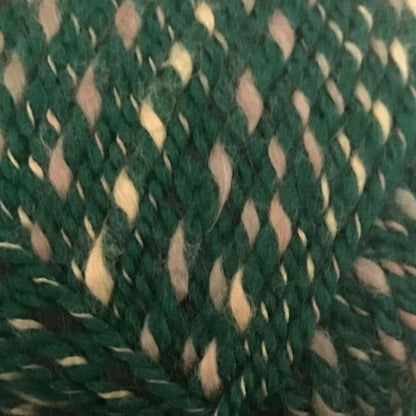 Close-up of green and white braided rope