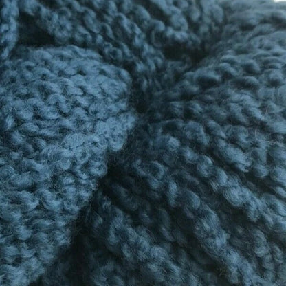 Close-up of textured blue fabric