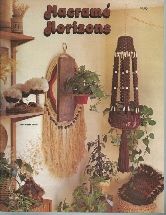 Macrame Horizons Vintage Pattern Instruction Book