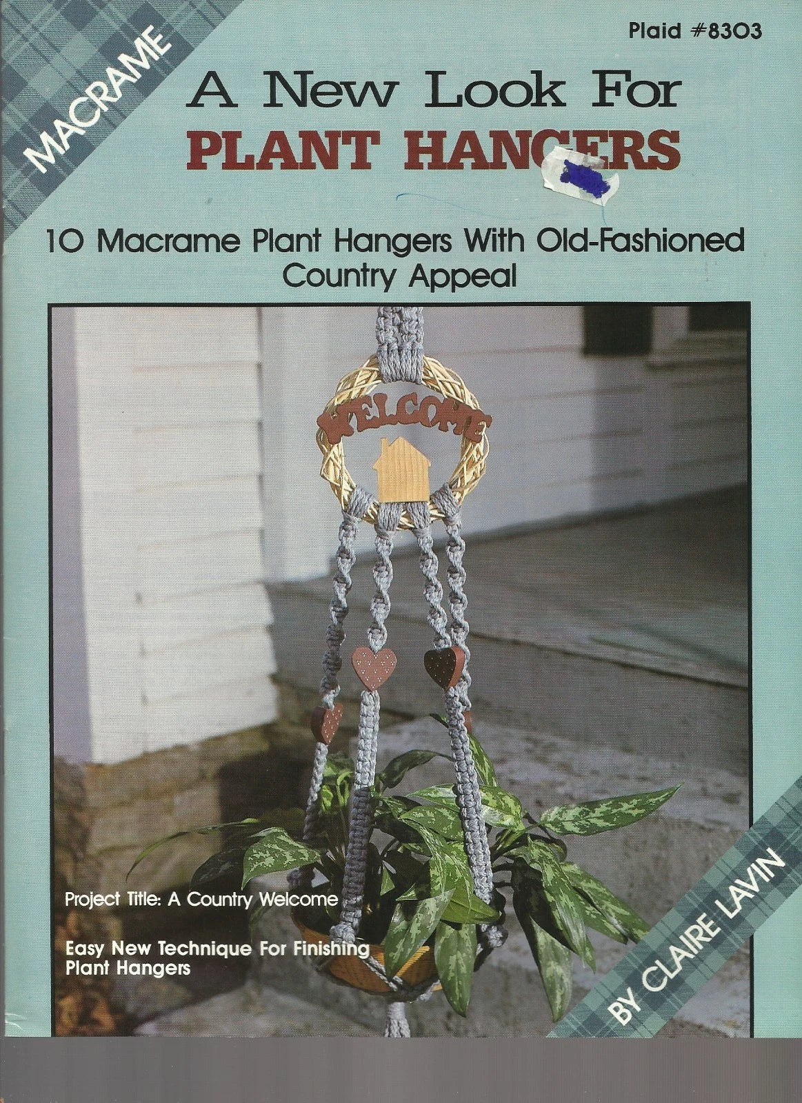 A New Look For Plant Hangers - Claire Lavin Pattern Instruction #8303