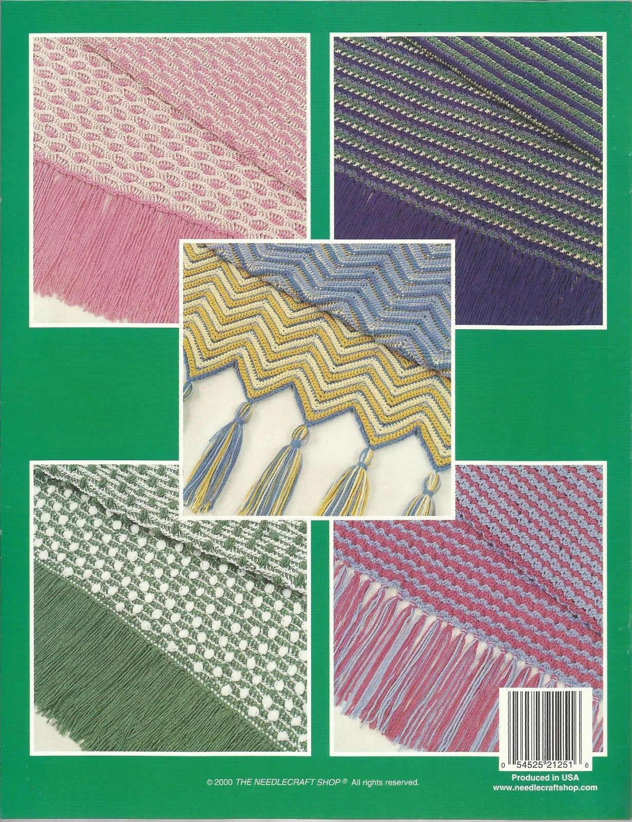 Afghans on the Double Ended Hook Reversible Darla Fanton Crochet Patterns