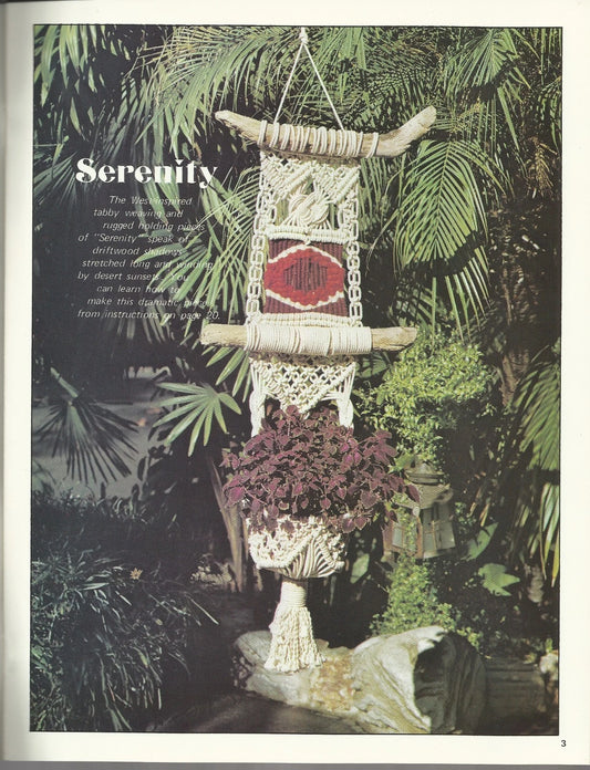 Macrame Plus Vintage Pattern Projects Instruction Book