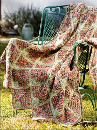 Afghan Variegations Varigated Crochet Patterns Annie's Attic Kim Guzman