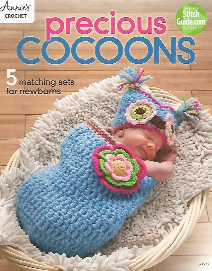Precious Cocoons Hat Sets - Annie's Crochet Pattern Booket #871523