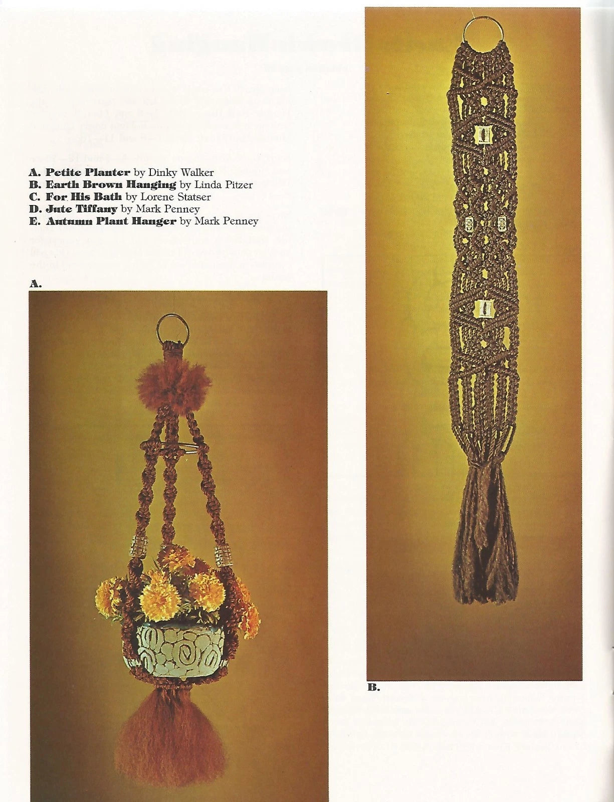 Originals in Macrame Turk's Head Vintage Macrame Patterns