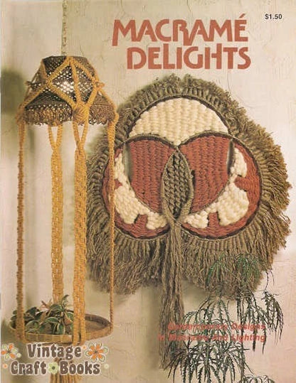 Macrame Delights Vintage Pattern Book