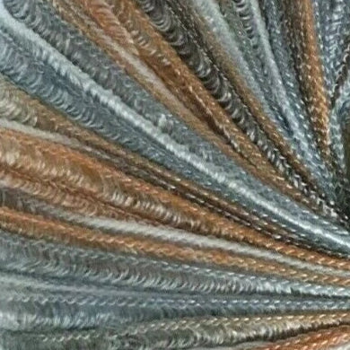 Close-up of multicolored yarn strands