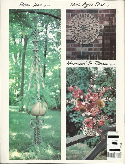 Together Let's Knot Macrame Vintage Pattern Booklet