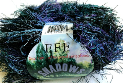 Yarn ball with a label on a white background