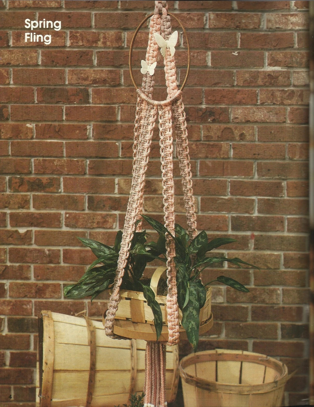 A New Look For Plant Hangers - Claire Lavin Pattern Instruction #8303