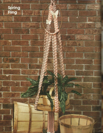 A New Look For Plant Hangers - Claire Lavin Pattern Instruction #8303
