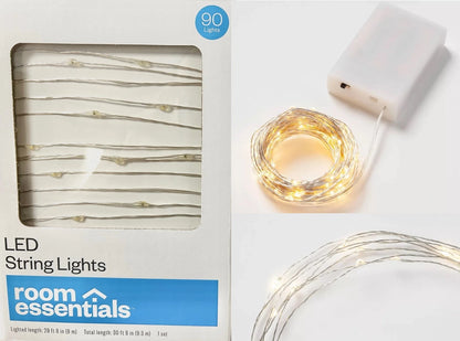 29' String Fairy Lights Soft White USB / Battery by Room Essentials