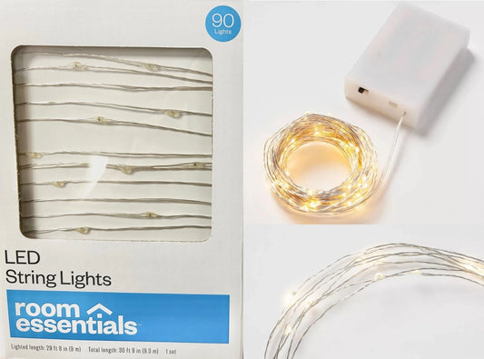 29' String Fairy Lights Soft White USB / Battery by Room Essentials