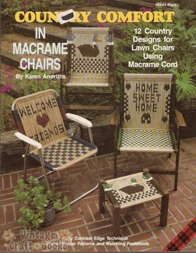 Country Comfort in Macrame Chairs - Karen Andriths
