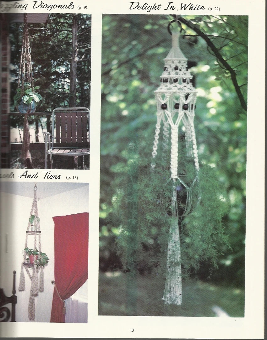 Together Let's Knot Macrame Vintage Pattern Booklet