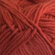 Close-up of a ball of red yarn