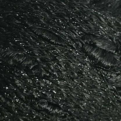 Close-up of black textured fabric with a subtle pattern