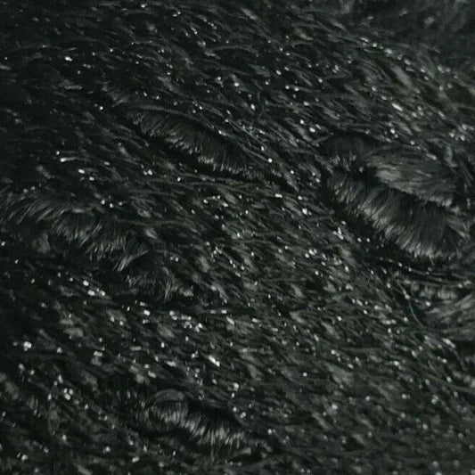 Close-up of black textured fabric with a subtle pattern