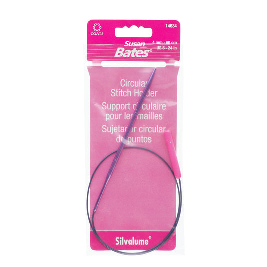 SUSAN Bates Circular Stitch Holder 24" Size 6